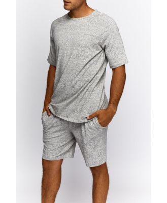 Bonds Men's Comfy Livin Jersey Tee in Lazy Marle Size: