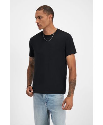 Bonds Men's Cotton Icons Crew Neck Tee in Nu Black Size: