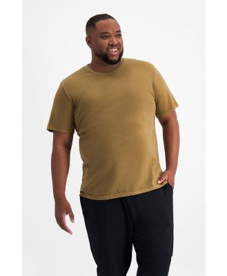 Bonds Men's Cotton Midweight Crew Tee in Desert Fern Size: