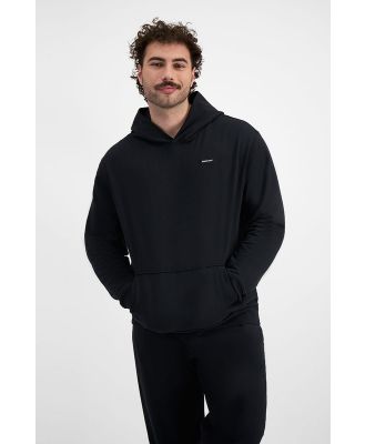 Bonds Men's Cotton Move Hoodie in Nu Black Size: 2XS, Aussie Cotton