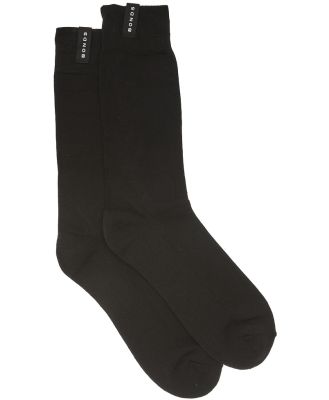 Bonds Mens Cotton Pillow Feet Socks 2 Pack in Black Size: