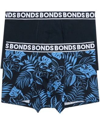 Bonds Men's Faves Trunk 2 Pack in Palm Shadow Size: