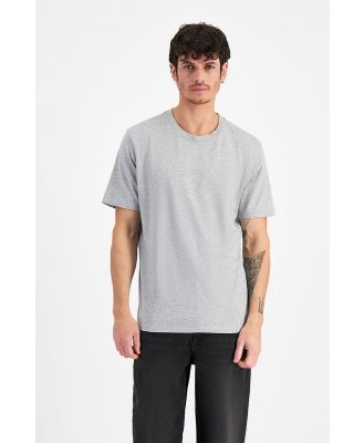 Bonds Men's Midweight Crew Tee in Electric Marle Size: Medium, Cotton