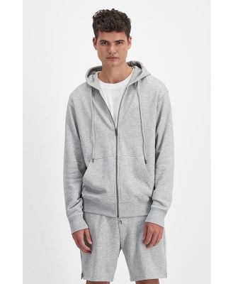 Bonds Men's Originals Cotton Zip Hoodie in Original Grey Marle Size: 2XL, Aussie Cotton