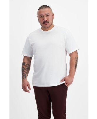 Bonds Men's Originals Midweight Crew Tee in White Size: Medium, Aussie Cotton