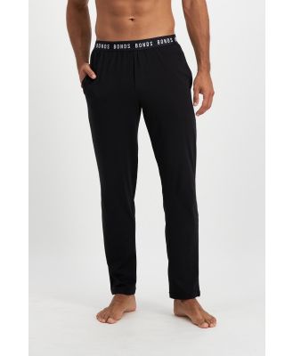 Bonds Men's Sleep Jersey Pant in Black Size: XL, Aussie Cotton