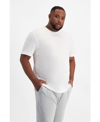 Bonds Men's Sleep Tee in White Size: 2XL, Aussie Cotton