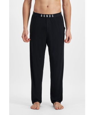 Bonds Men's Sleep Viscose Bamboo Pant in Nu Black Size: