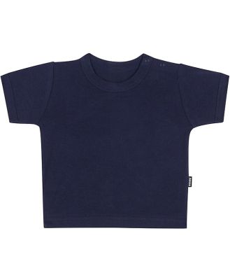 Bonds Newbies Cotton Roomies Ringer Tee in Black Sea Size: 0-3 Months, Aussie Cotton