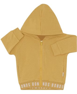 Bonds Newbies Logo Fleece Hoodie in Mustard Rush Size: