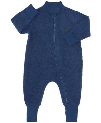 Bonds Newbies Teddy Fleece Zippy in Bastille Blue Size: