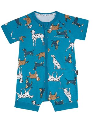 Bonds Newbies Zip Romper in My Little Guardian Tango Teal Size: 0-3 Months, Cotton