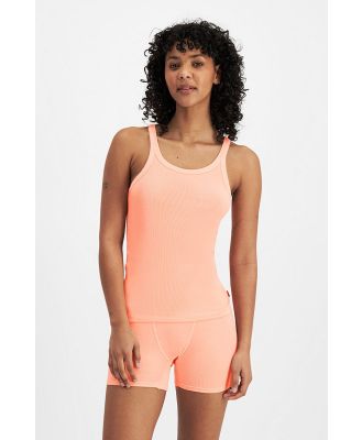 Bonds Organics Cotton Chesty Singlet Top in Cosmetic Blush Size: