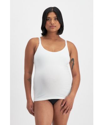 Bonds Originals Maternity Support Singlet Bra in White Size: