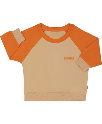 Bonds Soft Threads Pullover in Cappuccino Time/Orange Jam Size:
