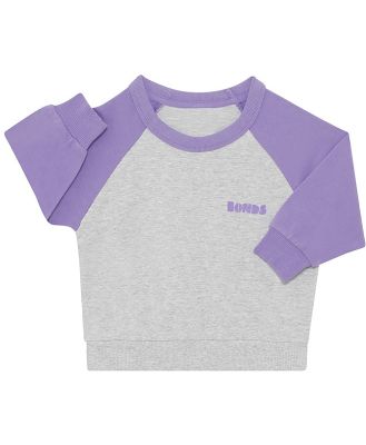 Bonds Soft Threads Pullover in Lilac Fluff/New Gray Marle Size: