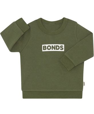 Bonds Tech Sweats Pullover in Hiker Green Size: