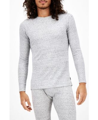 Bonds Thermal Rib Long Sleeve Crew in Lazy Marle Size: