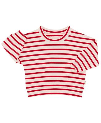 Bonds Toddler Cotton Wide Needle Rib Pullover in Stripe 8U5 Size: 12-18 Months, Aussie Cotton