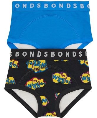 Bonds Toddler x The Wiggles Whoopsies 2 Pack in The Wiggles/Free Spirit Size: