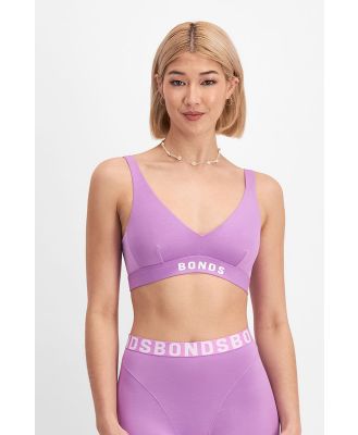 Bonds Women's Chafe Off Crop in Electric Orchid Size: 10, Moisture-Wicking