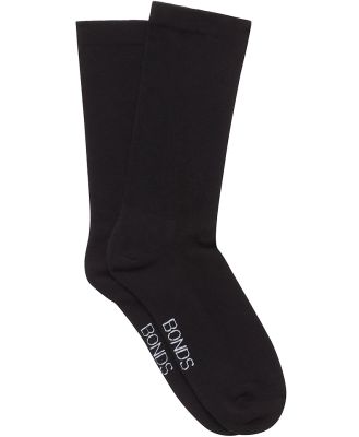 Bonds Womens Cotton Very Comfy Fine Socks 2 Pack in Black Size: