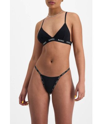 Bonds Women's Icons Mini G-String in Black Size: