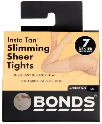 Bonds Women's Instatan 7 Denier Sheers 1 pack in Medium Size: