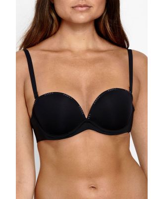 Bonds Women's Invisi Strapless Bra in Black Size: