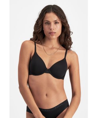 Bonds Women's Invisi Underwire T-Shirt Bra in Black Size: