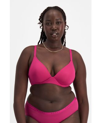 Bonds Women's Invisi Wirefree Bra in Plum Berries Size: