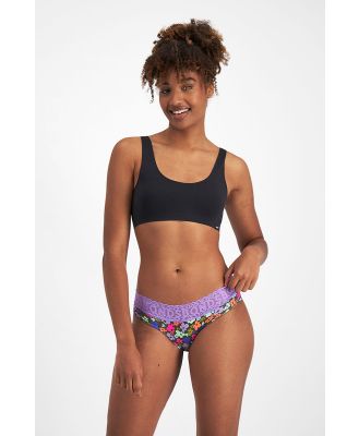 Bonds Women's Match Cotton Its Bikini in Boujee Blossom Size: