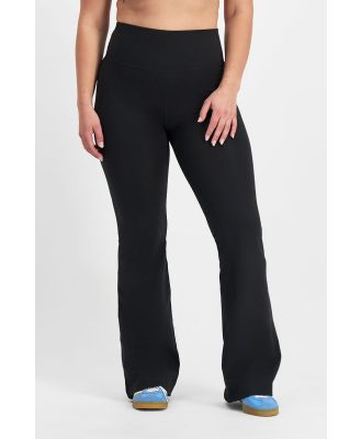 Bonds Women's Move Flare Pant in Nu Black Size: