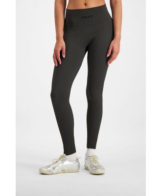 Bonds Women's Move Rib Seamless Legging in Rock Star Size: