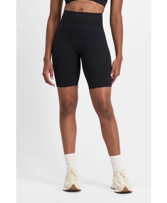 Bonds Women's Move Seamless Bike Short in Black Size: XS, Moisture-Wicking