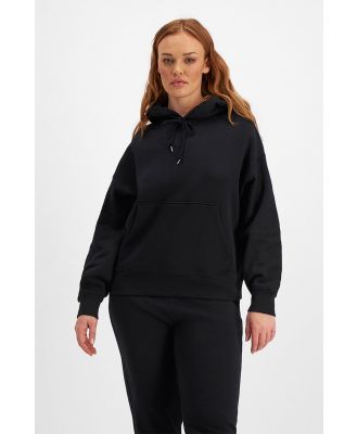 Bonds Women's Originals Fleece Pullover Hoodie in Nu Black Size: