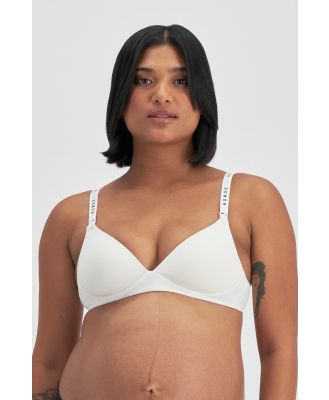 Bonds Women's Originals Maternity Wirefree Bra in White Size: