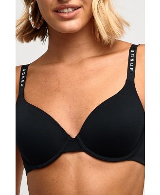 Bonds Women's Originals Tee Bra in Black Size: