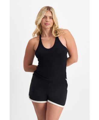 Bonds Women's Sleep Modal Blend Rib Support Tank Top in Nu Black Size: