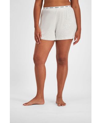 Bonds Women's Sleep Relaxed Viscose Bamboo Blend Short in Cloudy Marle Size: Small, Moisture-Wicking