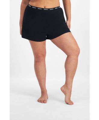 Bonds Women's Sleep Relaxed Viscose Bamboo Blend Short in Nu Black Size: 2XS, Moisture-Wicking