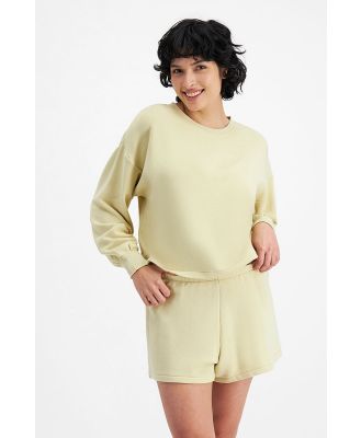 Bonds Women's Sleep Terry Pullover in Bondi Sand Size: