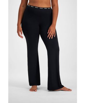 Bonds Women's Sleep Viscose Bamboo Blend Flare Pant in Nu Black Size: 2XS, Moisture-Wicking