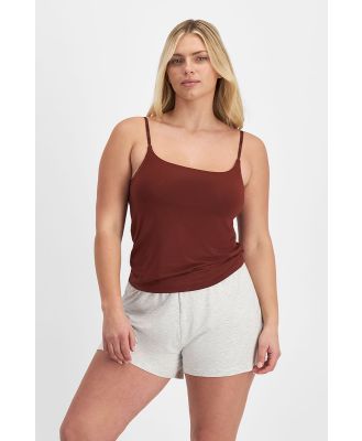 Bonds Women's Sleep Viscose Bamboo Blend Support Singlet in Sumac Size: 2XS, Moisture-Wicking