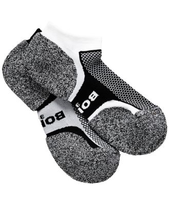 Bonds Womens Ultimate Comfort Low Cut 2 Pack Socks in White/Black Size: