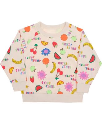 Bonds x The Wiggles Soft Threads Pullover in Fruit Salad Size: