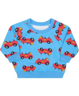 Bonds x The Wiggles Soft Threads Pullover in Wiggles Road Trip Size: