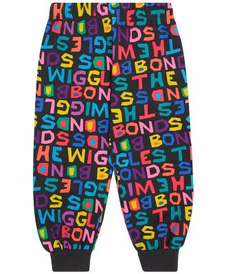 Bonds x The Wiggles Soft Threads Trackie in Wiggles Charcoal Size: