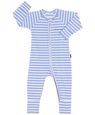 Bonds Zip Cotton Wondersuit in Stripe 6U6 Size: