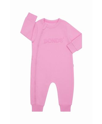 Tech Sweats Zip Wondersuit in Princess Bubblegum Size: